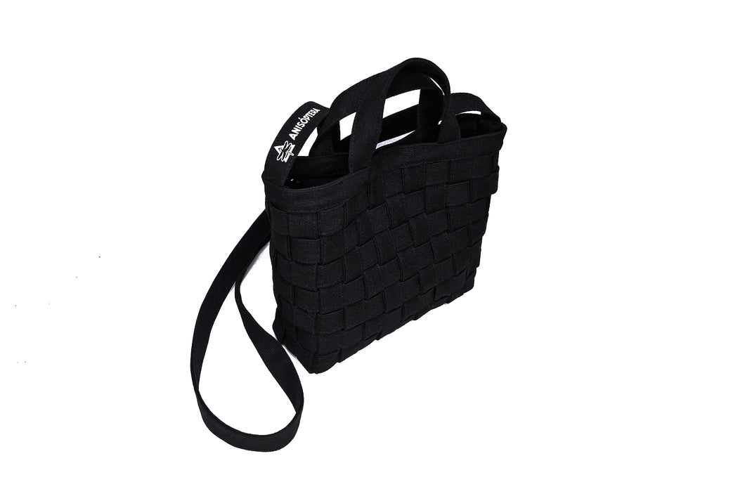 bolso cesta mini - negro